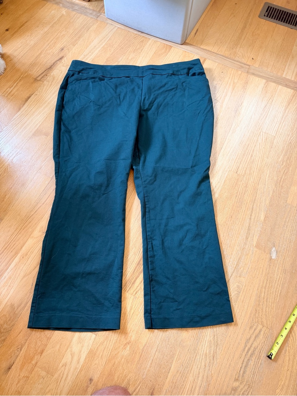 Ladies Size 24W Regular "croft & barrow" Forest Green Effortless Stretch Pants